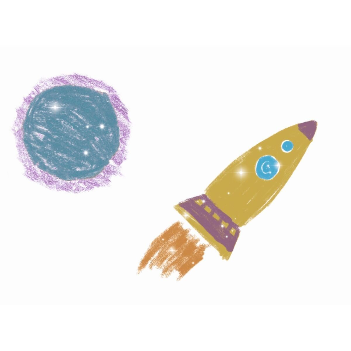 Djeco Farben: 8 Metallische Stifte