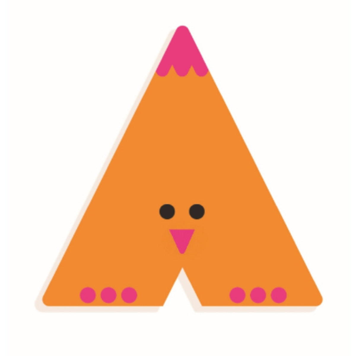 Djeco Holzbuchstabe - A, Stück, 2-fach sortiert