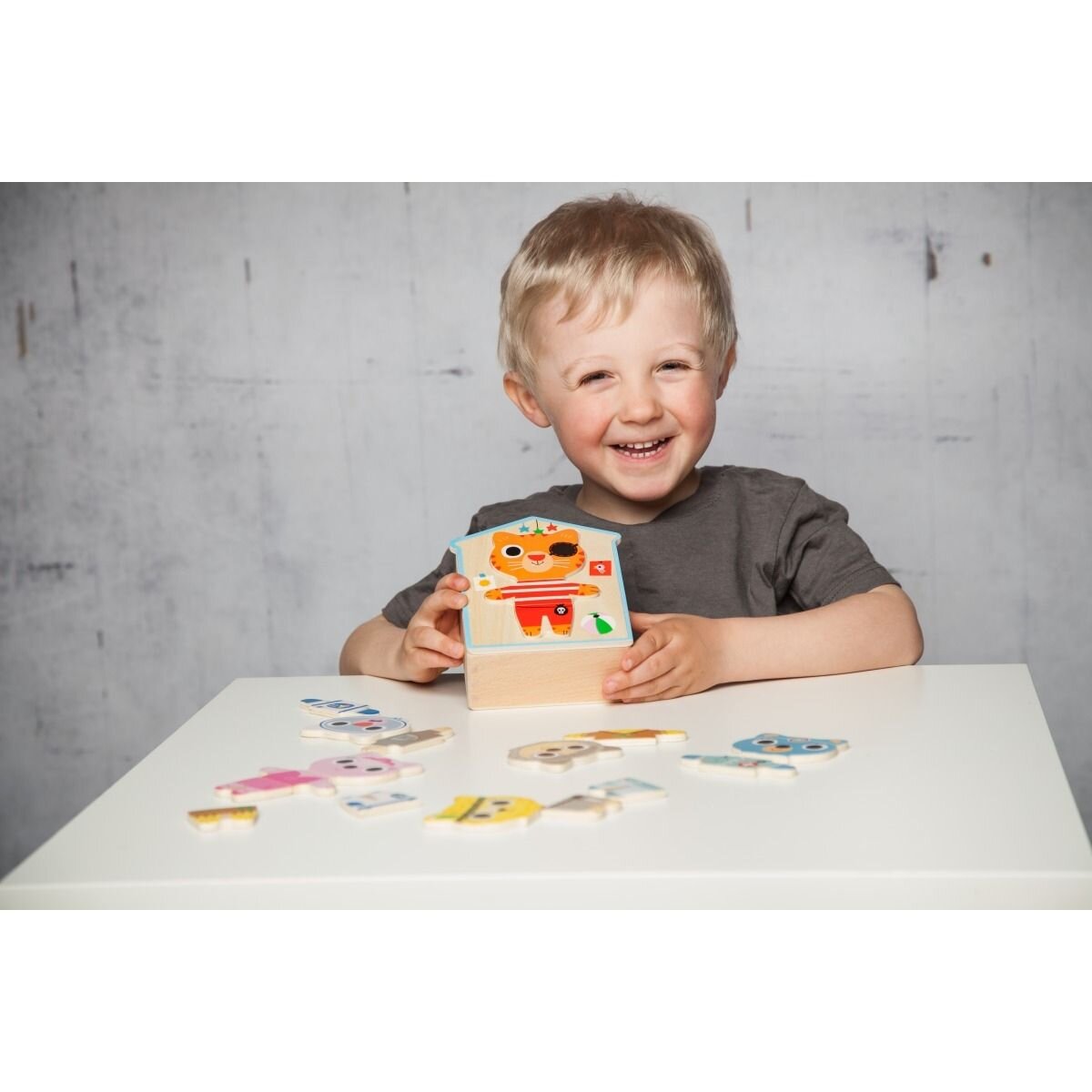 Djeco Holzpuzzle: Dressup - mix