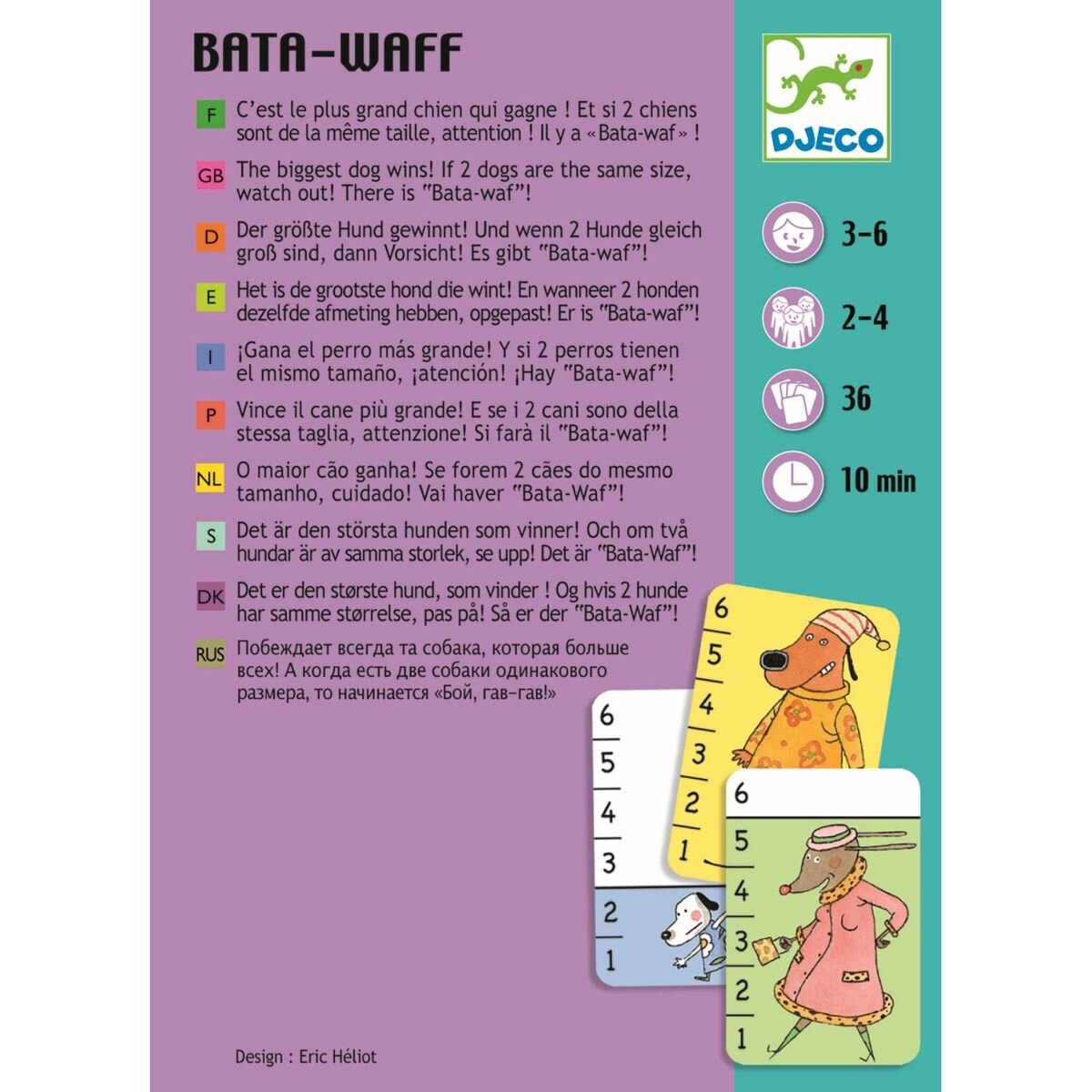 Djeco Kartenspiele: Bata-waf