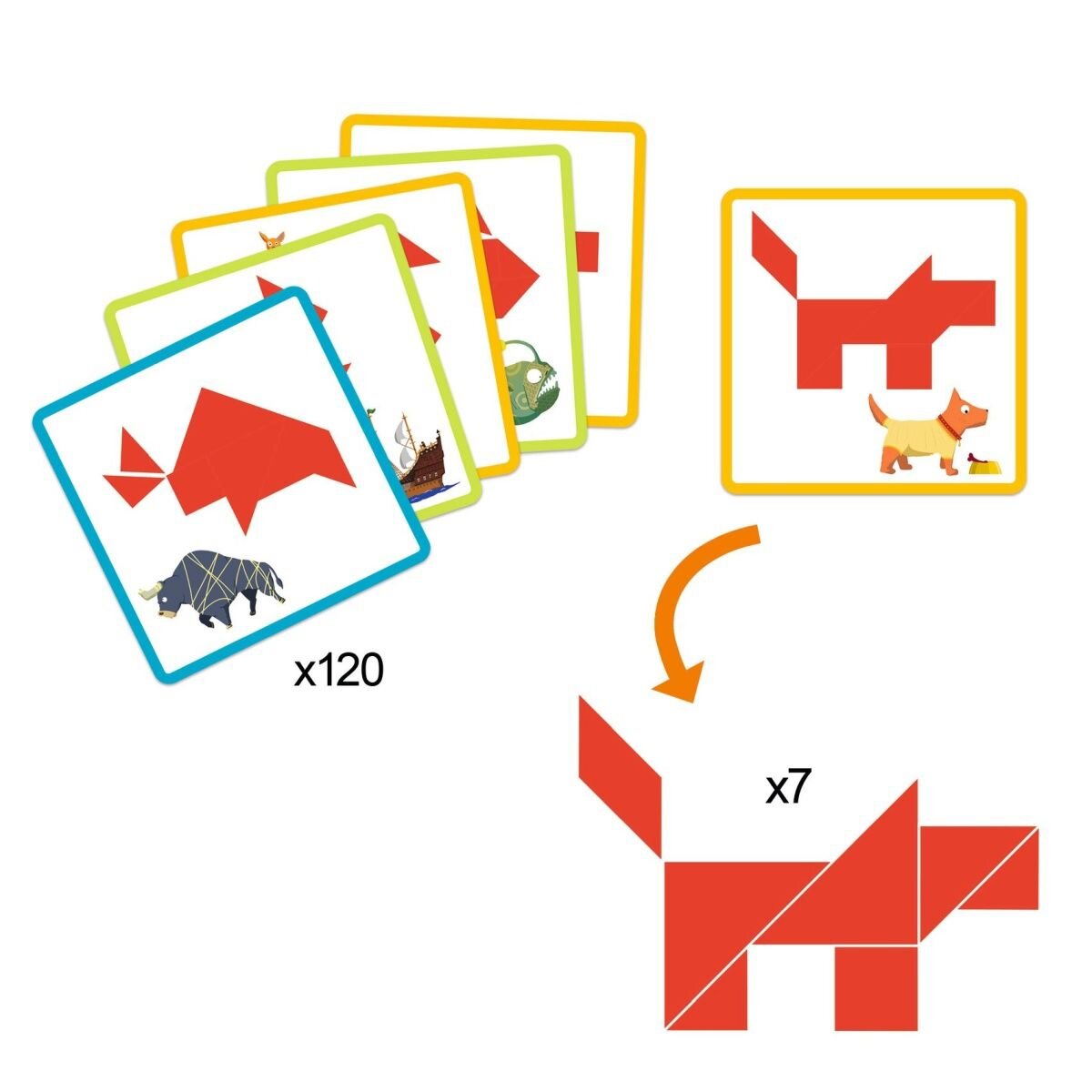 Djeco Knobelspiele: Tangram