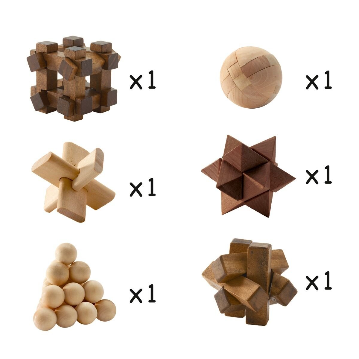 Djeco Knobelspiele: Woodix