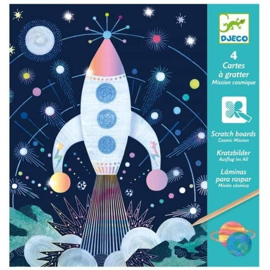 Djeco Kratzbilder: Weltall