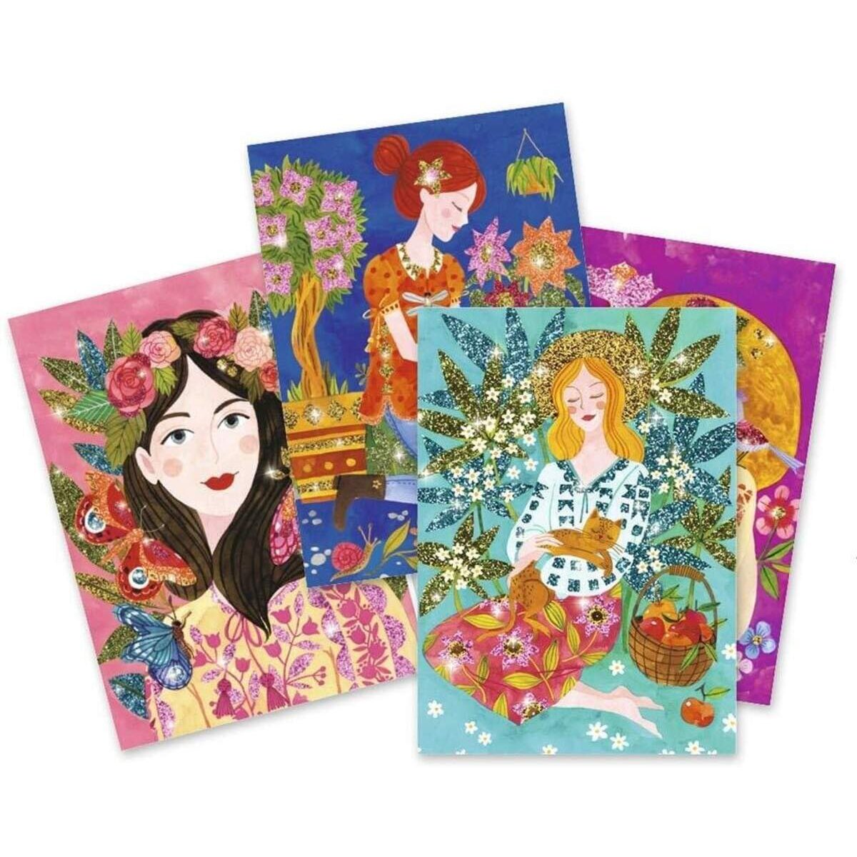 Djeco Glitzersand Blumenduft
