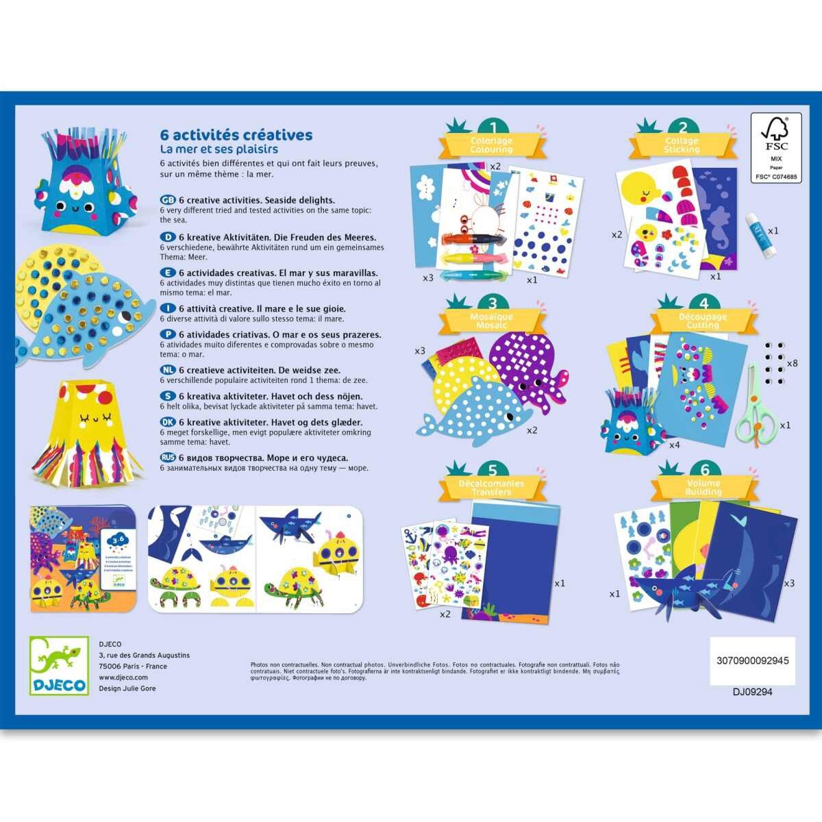 Djeco Kreativsets: Das Meer und seine Freuden