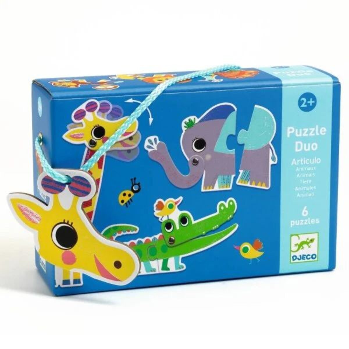 Djeco Lernspiel: Puzzle duo: Articulo Animo