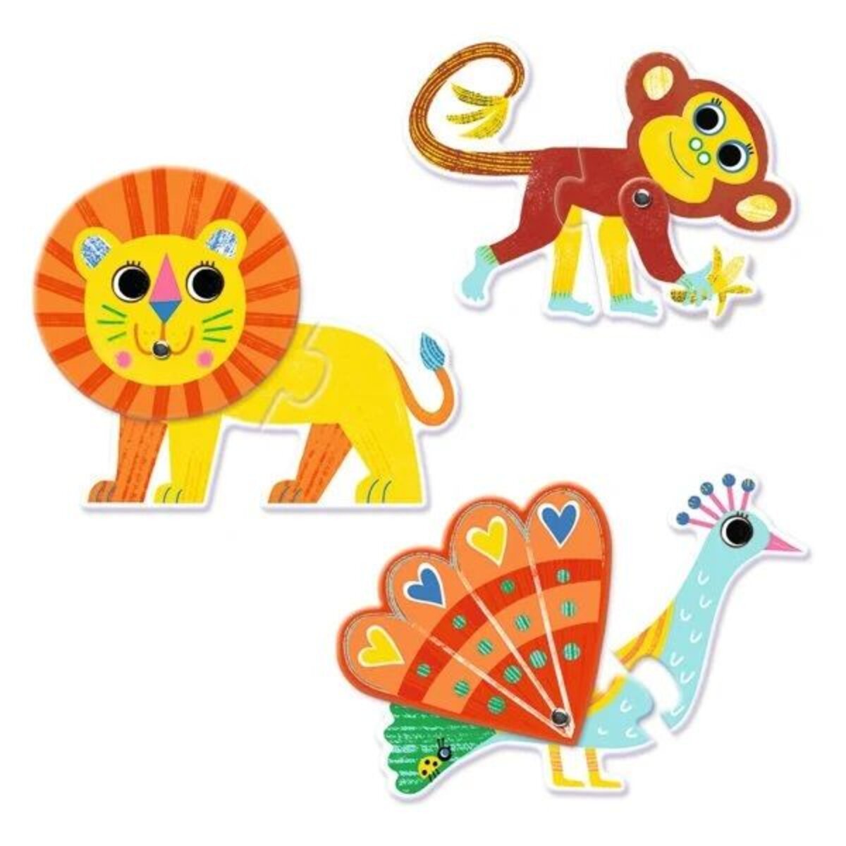 Djeco Lernspiel: Puzzle duo: Articulo Animo