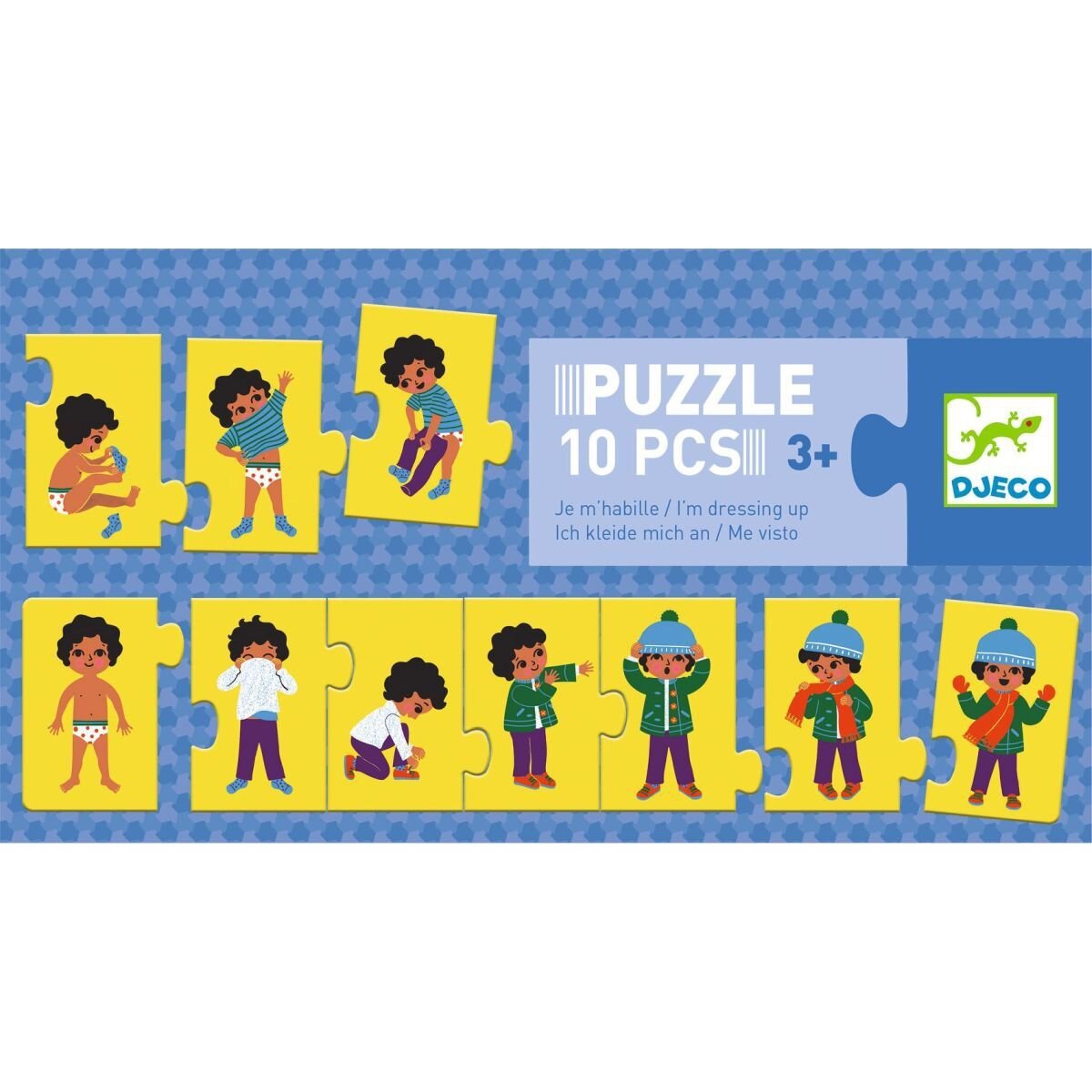 Djeco Lernspiele: Puzzle Anziehen