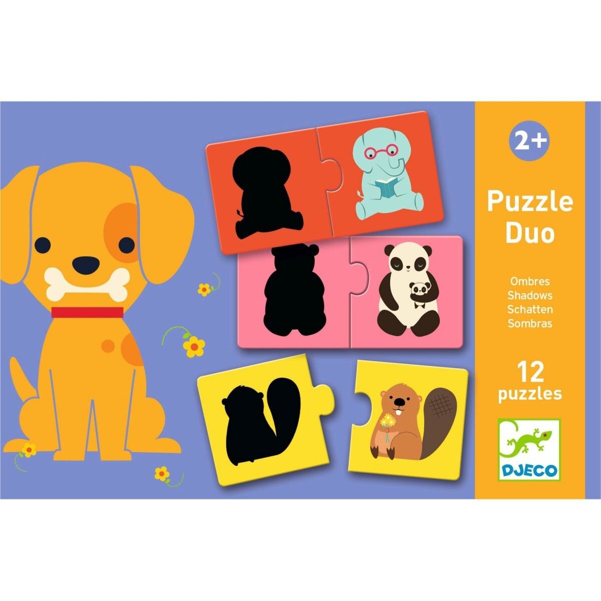 Djeco Lernspiele: Puzzle duo: Schatten
