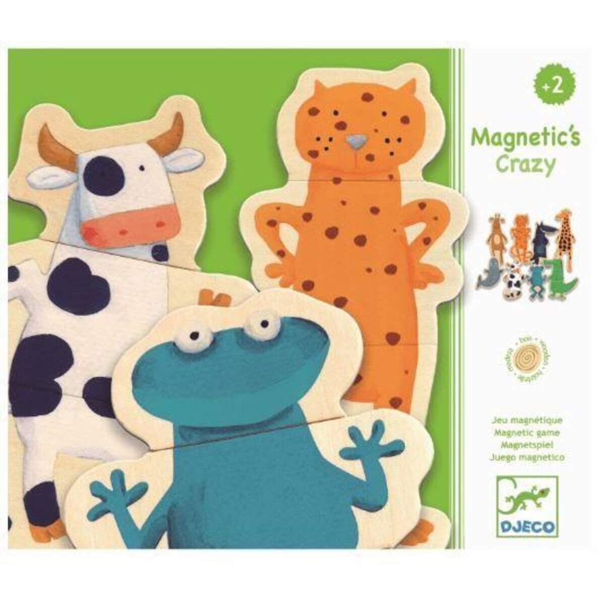 Djeco Holz Magnete: Crazy