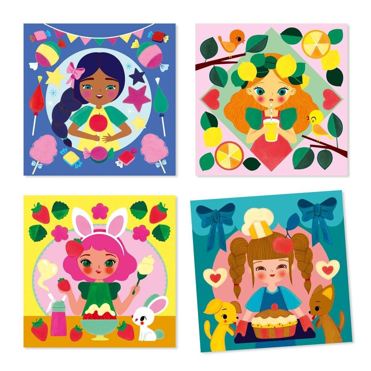 Djeco Malbuch: Snacktime
