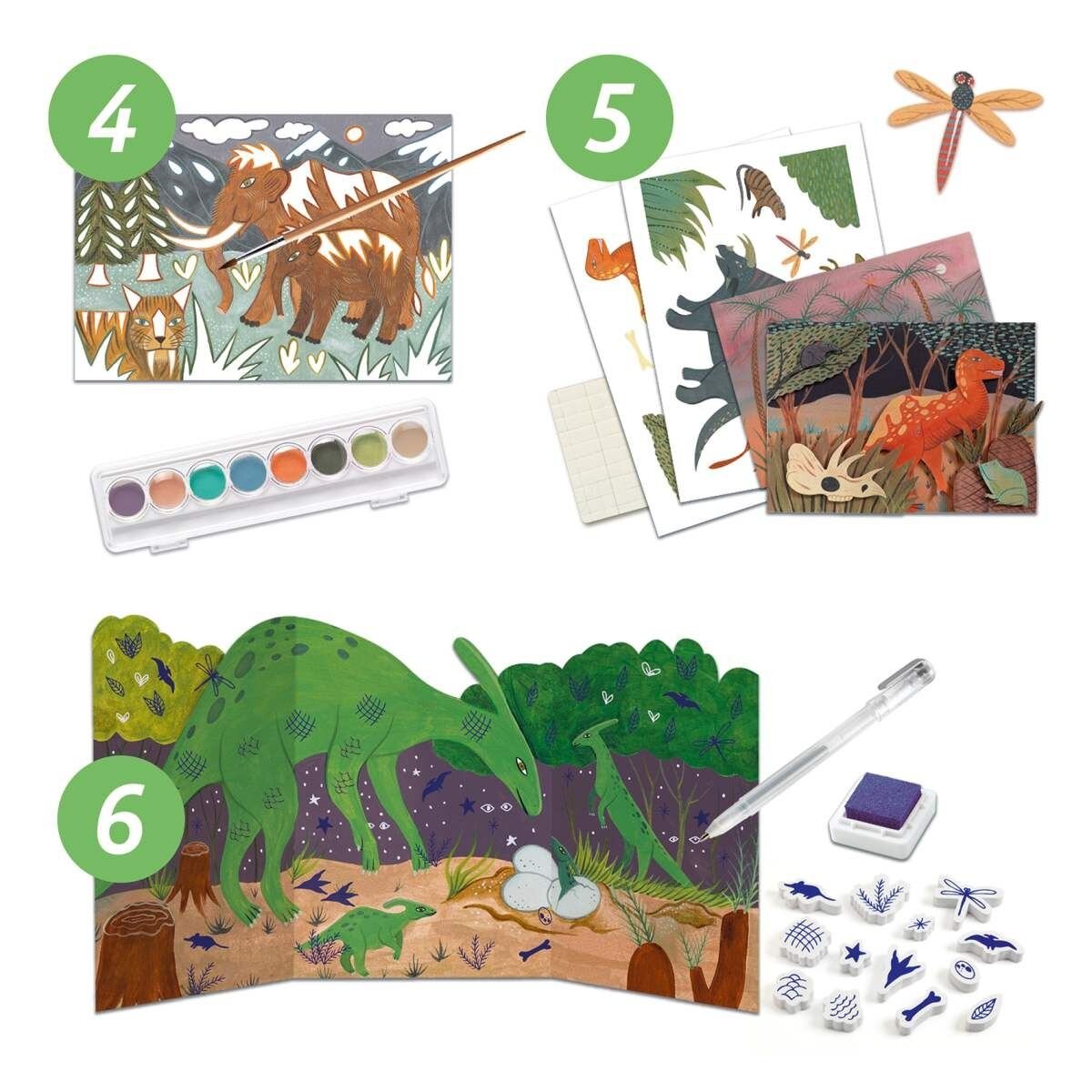 Djeco Multi-Activity Kit: Dinosaurier