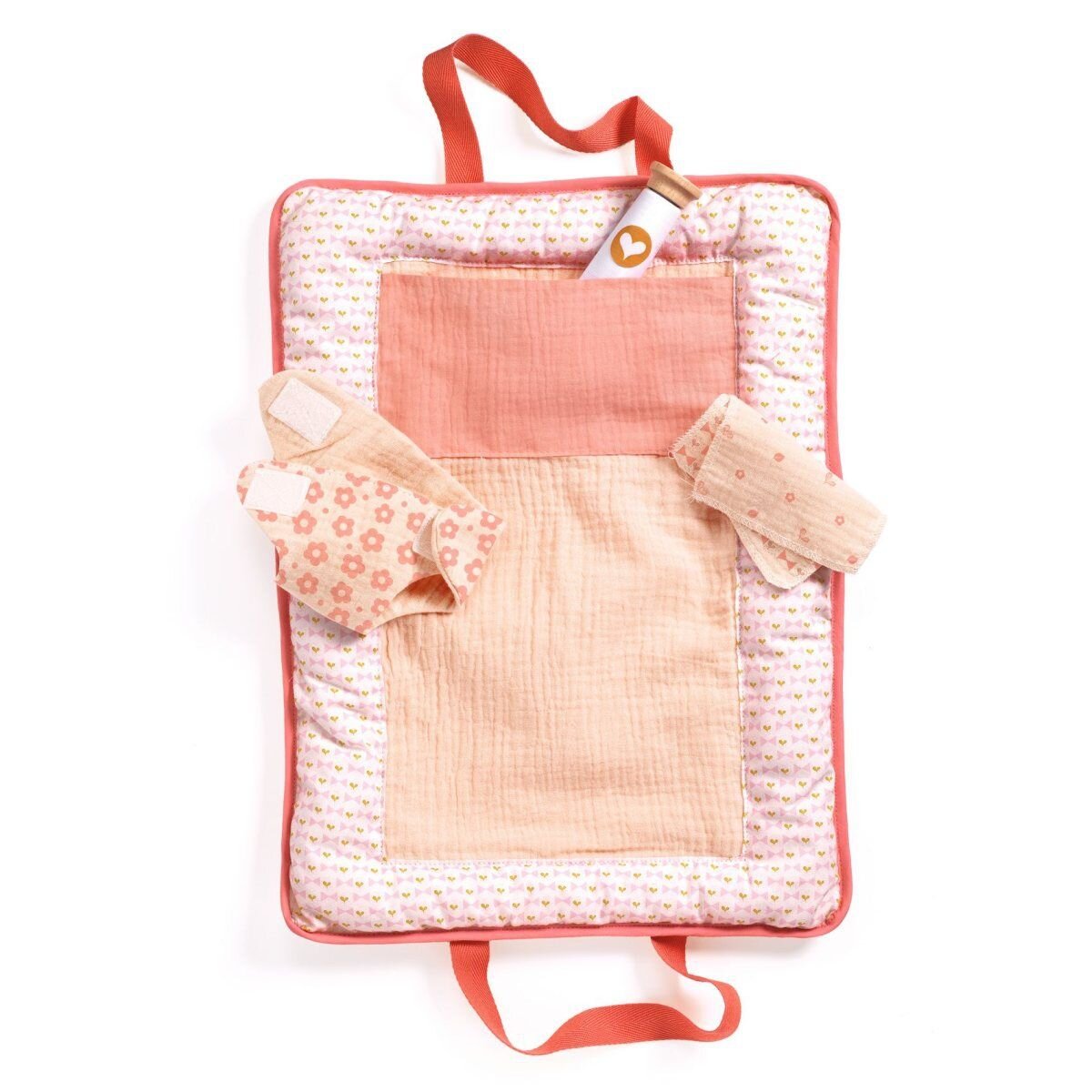 Djeco Puppen Wickeltasche Pink Peak
