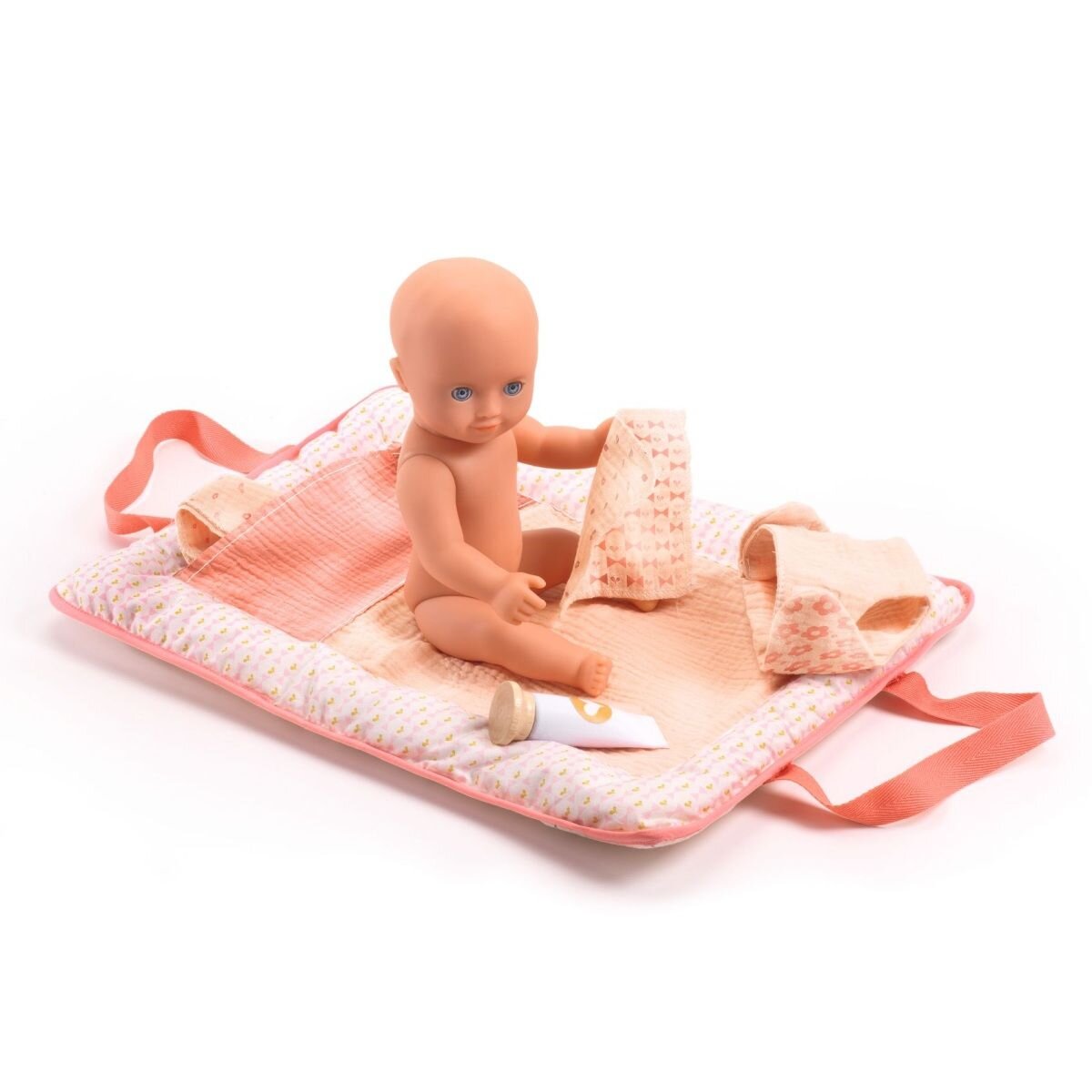 Djeco Puppen Wickeltasche Pink Peak
