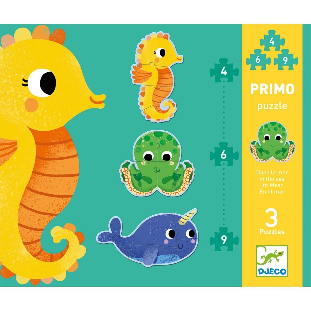 Djeco Puzzle: Im Meer, 19 Teile