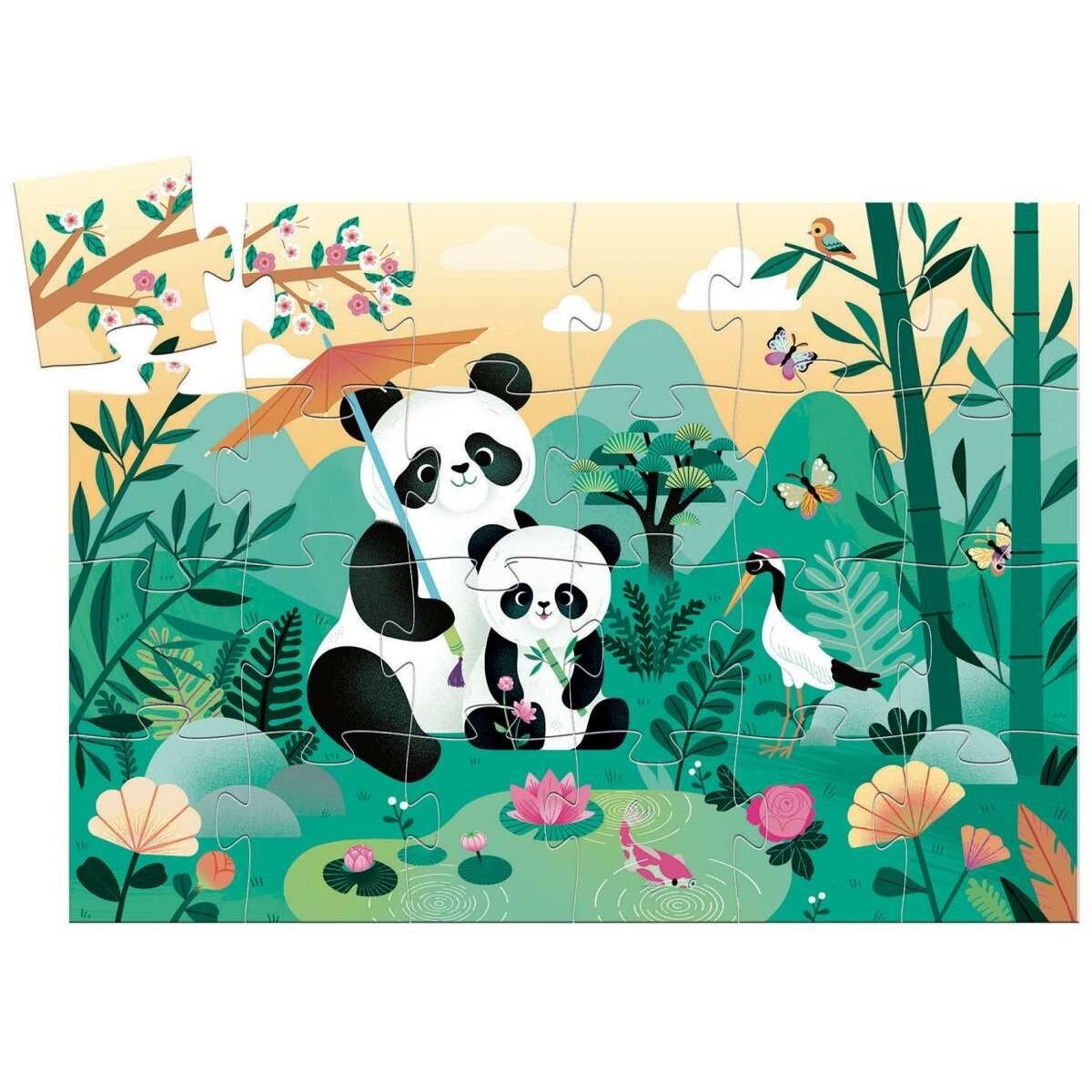Djeco Puzzle: Panda, 24 Teile