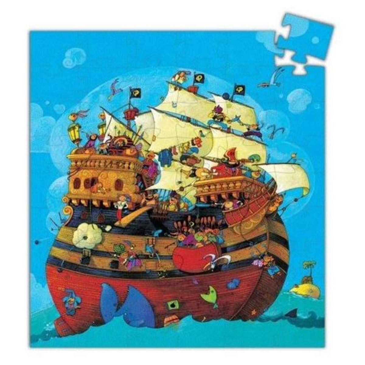 Djeco Puzzle: Barbarossa's Boot - 54 Stk. *