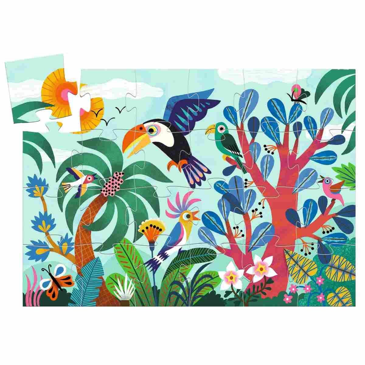 Djeco Puzzle: Tukan, 24 Teile