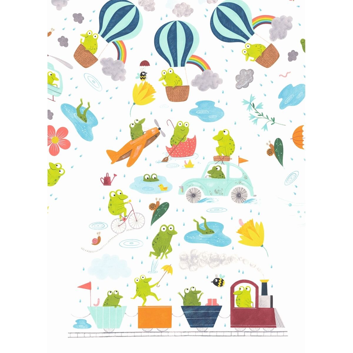 Djeco Regenschirme: Fröschlein