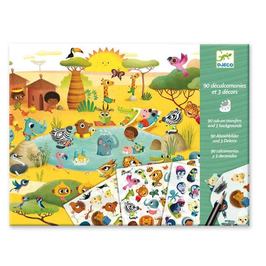 Djeco Rubbelbilder: Wetterzonen