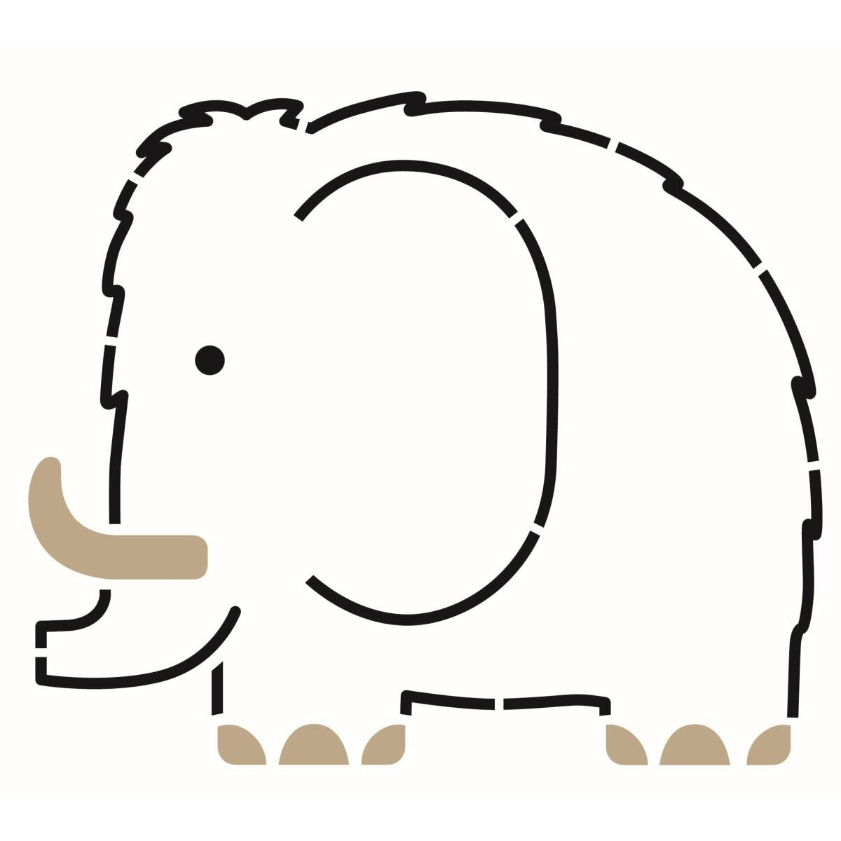 Djeco Schablonen: Dinosaurier