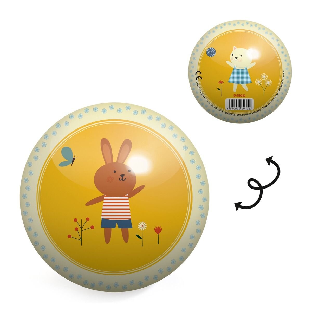 Djeco Spielball: Sweety Ball - 12 cm ø