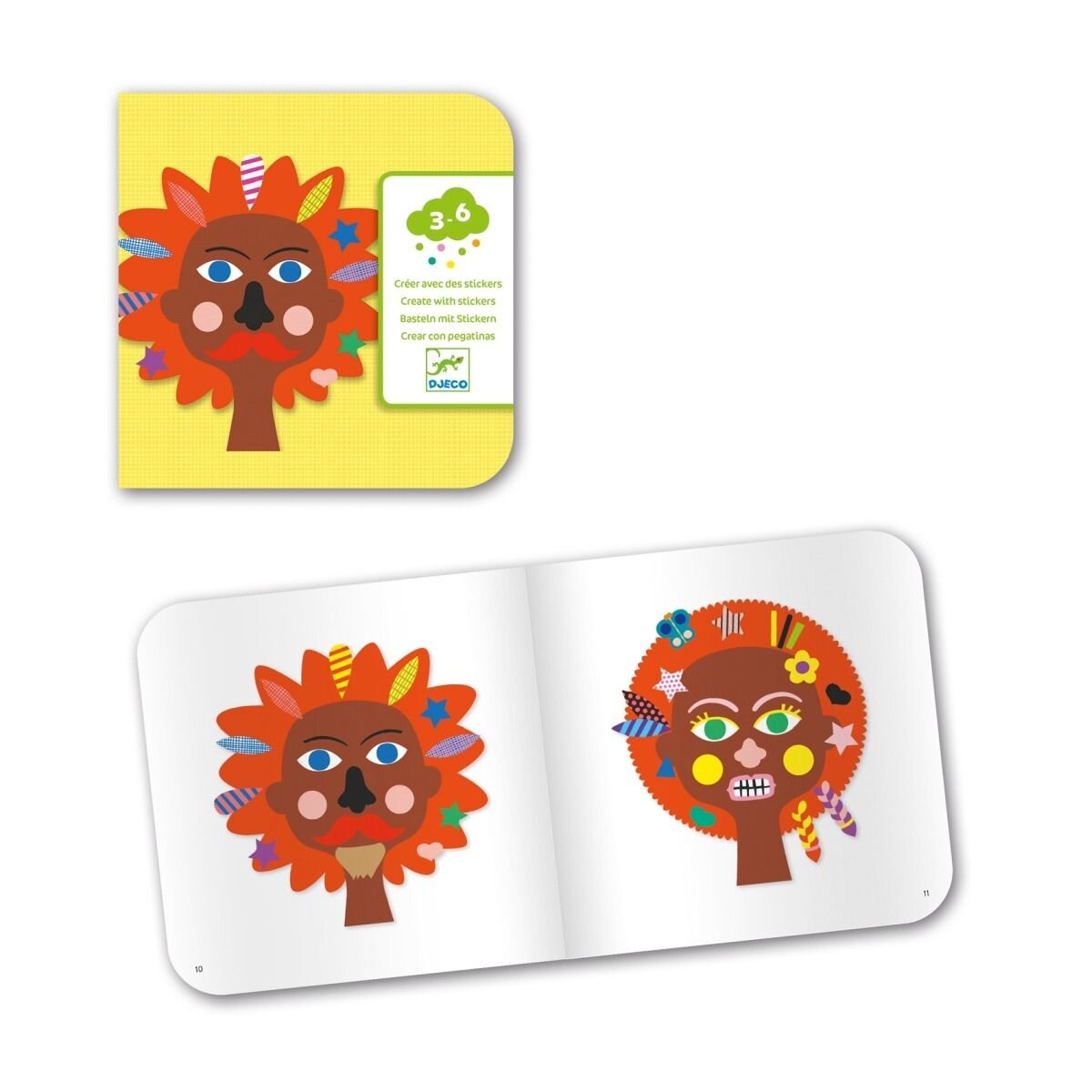 Djeco Sticker: Frisuren