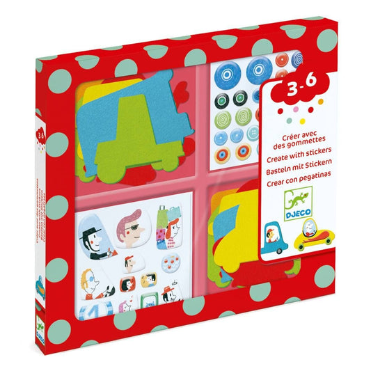 Djeco Sticker: Ich Liebe Autos