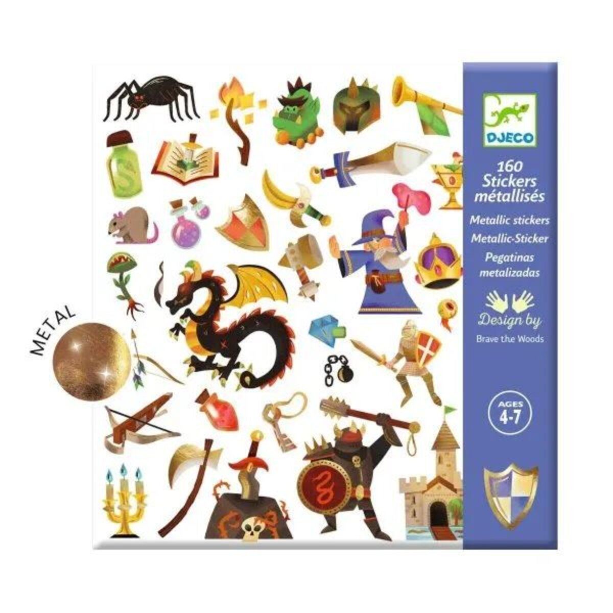 Djeco Sticker: Mittelalter