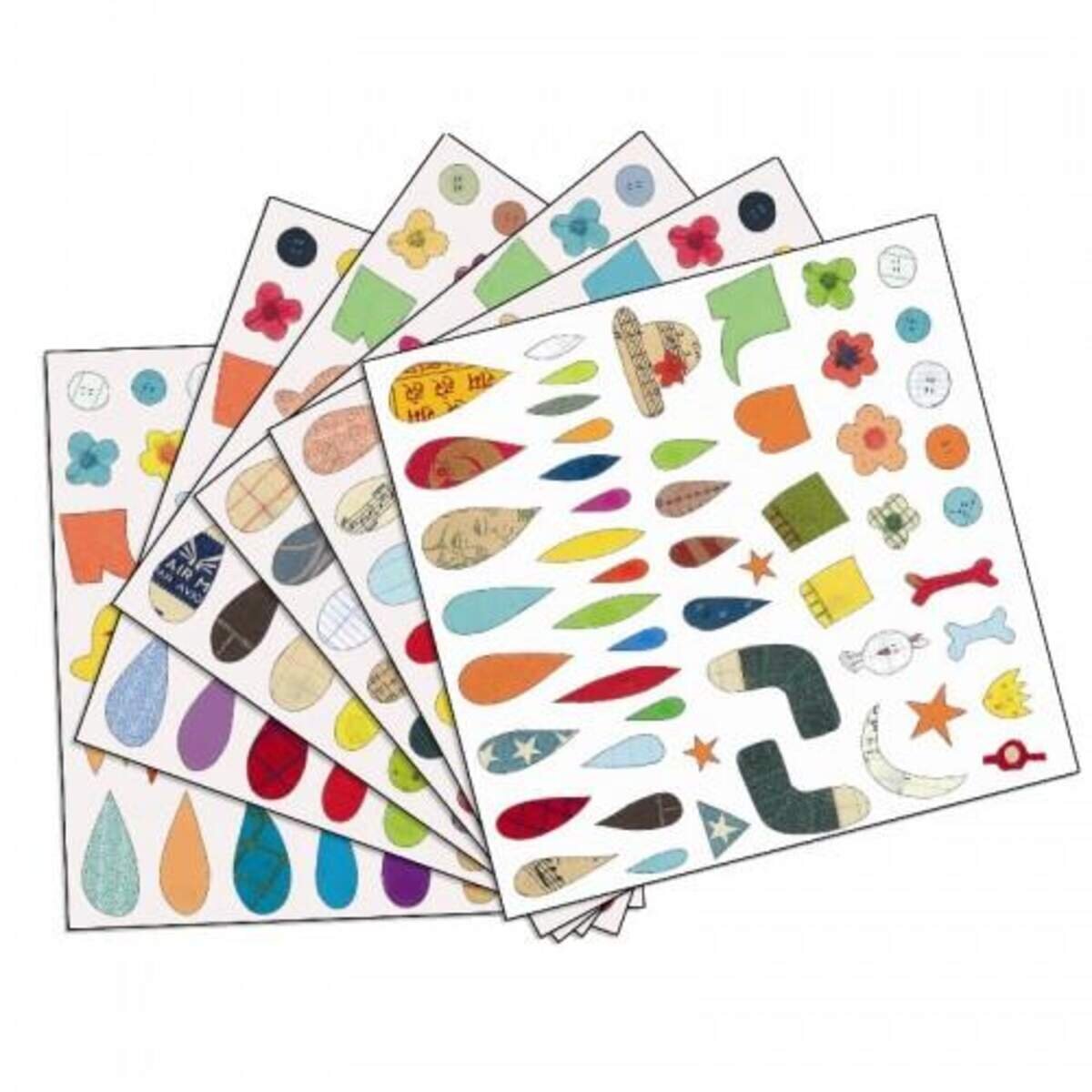 Djeco Sticker 3-6: Stickerbild Tiere