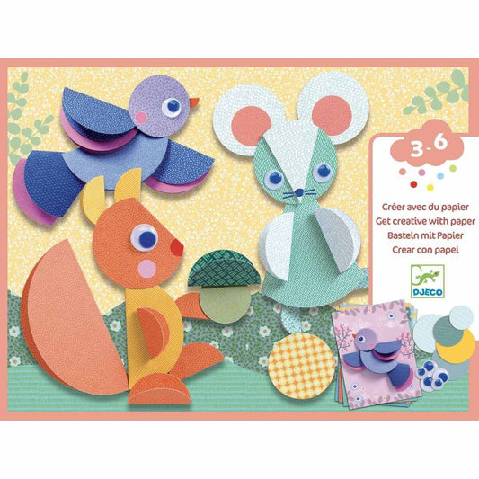 Djeco Stickerbilder: Rundherum