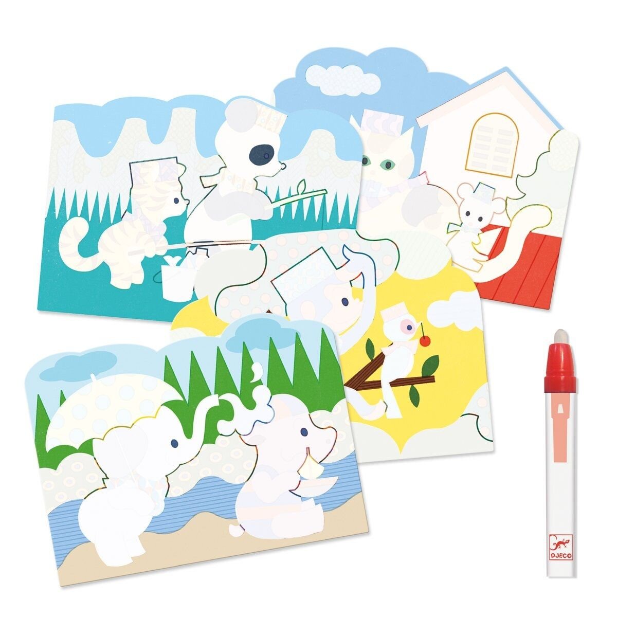 Djeco Wassermalen: Draußen versteckt