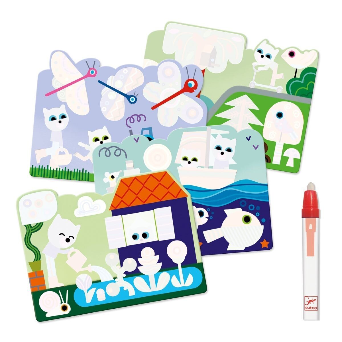 Djeco Wassermalen: Im Garten versteckt