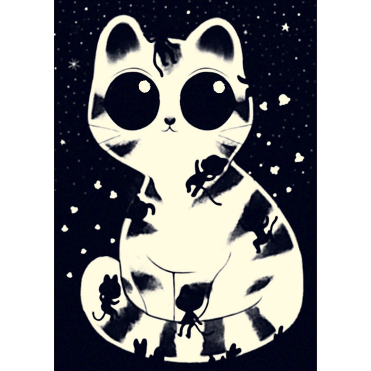 Djeco Wizzy’Puzzles: Katzen, 50 Teile