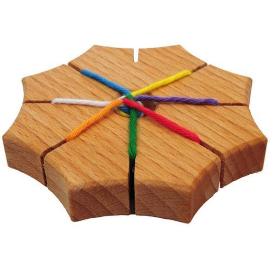 Fagus Knüpfstern aus Holz