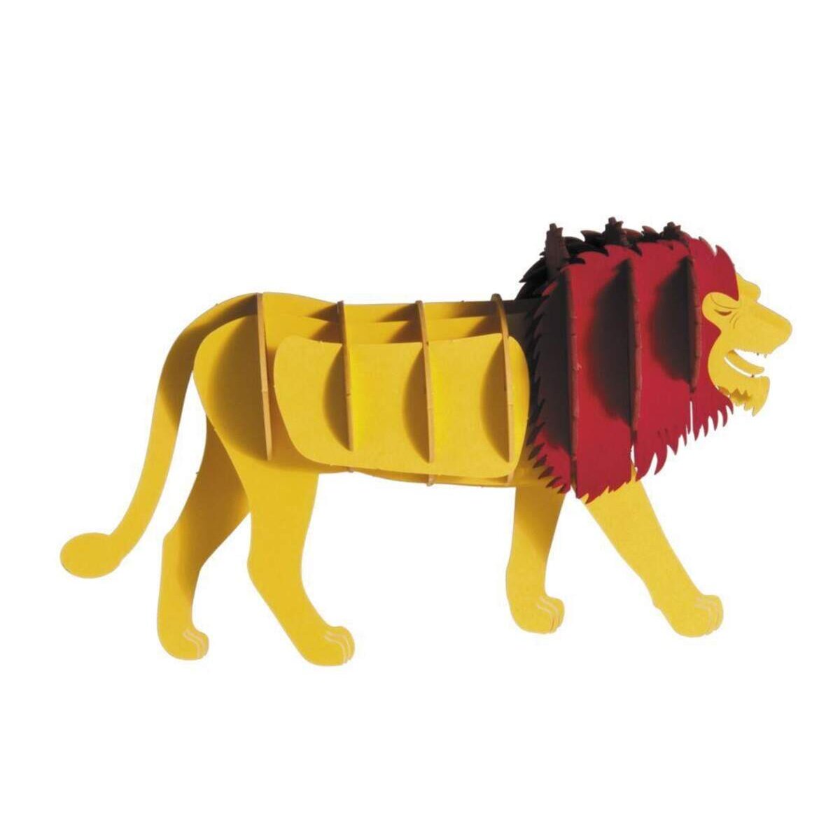 Fridolin 3-D Papier Modell Löwe