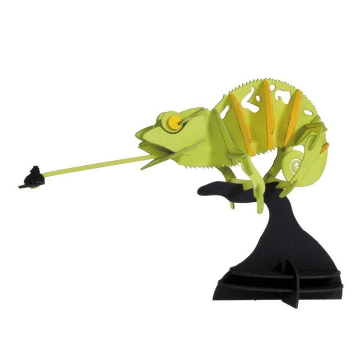 Fridolin 3D Papiermodell - Chamäleon