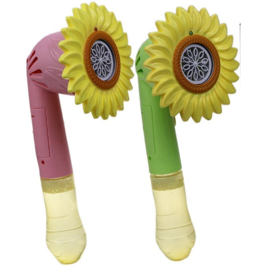 Fun Trading Seifenblasenmaschine Sonnenblume, 1 Stück, 2-fach sortiert