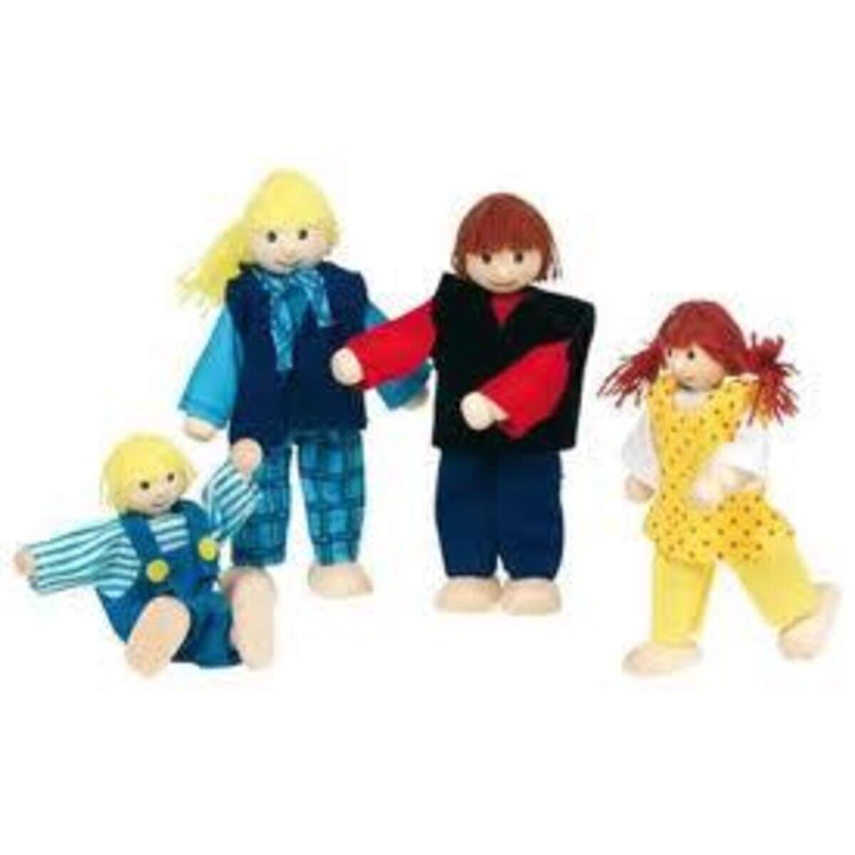 goki Biegepuppen junge Familie