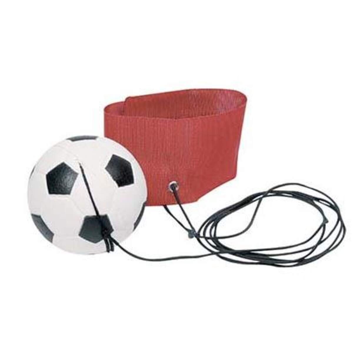 goki Fußball Returnball mit Handgelenkhalter und Gummischnur, sortiert