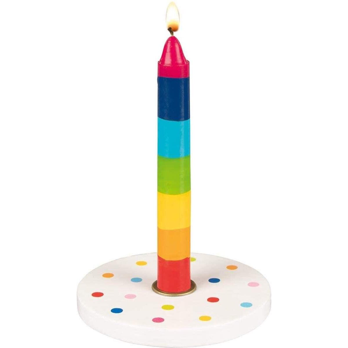 goki Geburtstagskerzenhalter Konfetti, ohne Kerze
