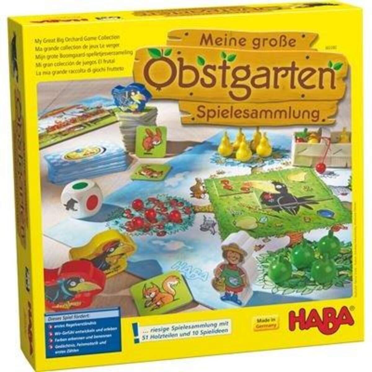 HABA 302282 Meine große Obstgarten Spielesammlung
