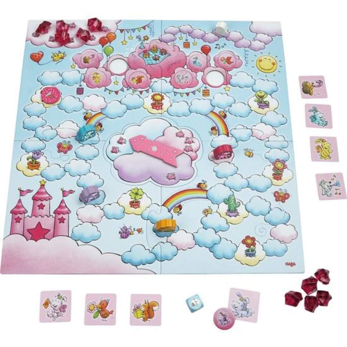 HABA 302767 Einhorn Glitzerglück Eine Party für Rosalie