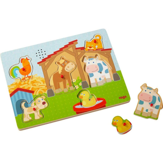 HABA 303179 Sound Greifpuzzle Auf dem Land