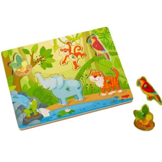 HABA 303181 Sound-Greifpuzzle Im Dschungel