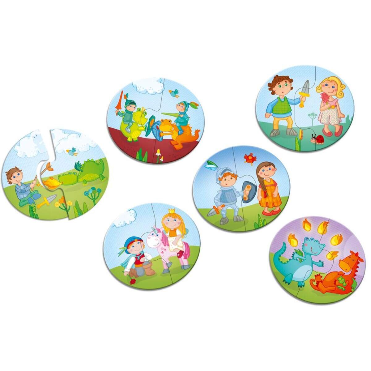 HABA 303761 Lieblingsspiele Puzzles Ritter und Prinzessin