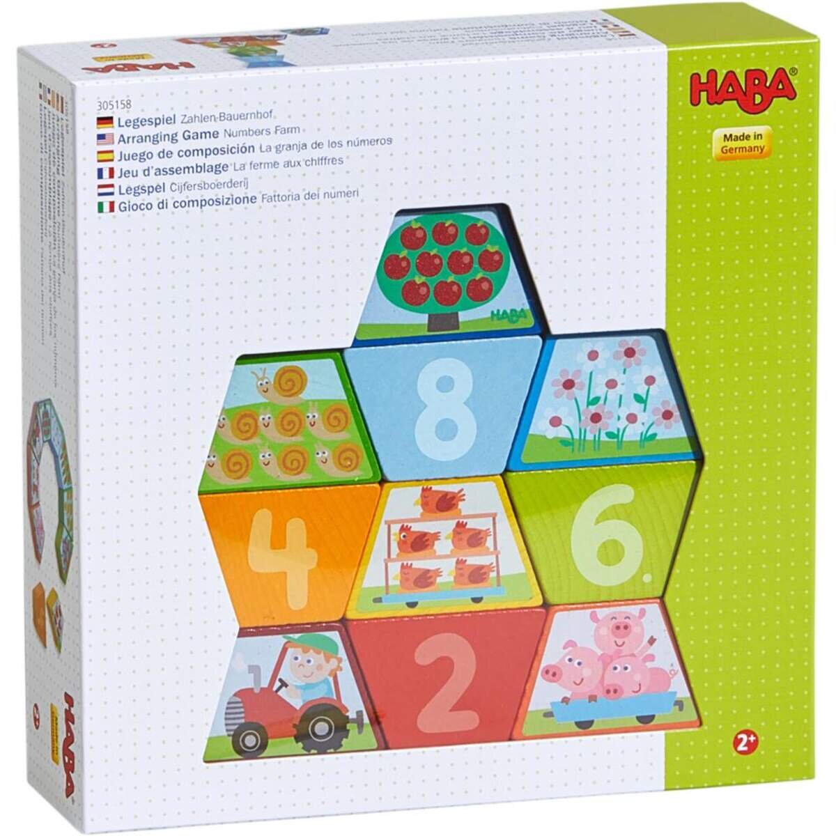 HABA 305158 Legespiel Zahlen-Bauernhof