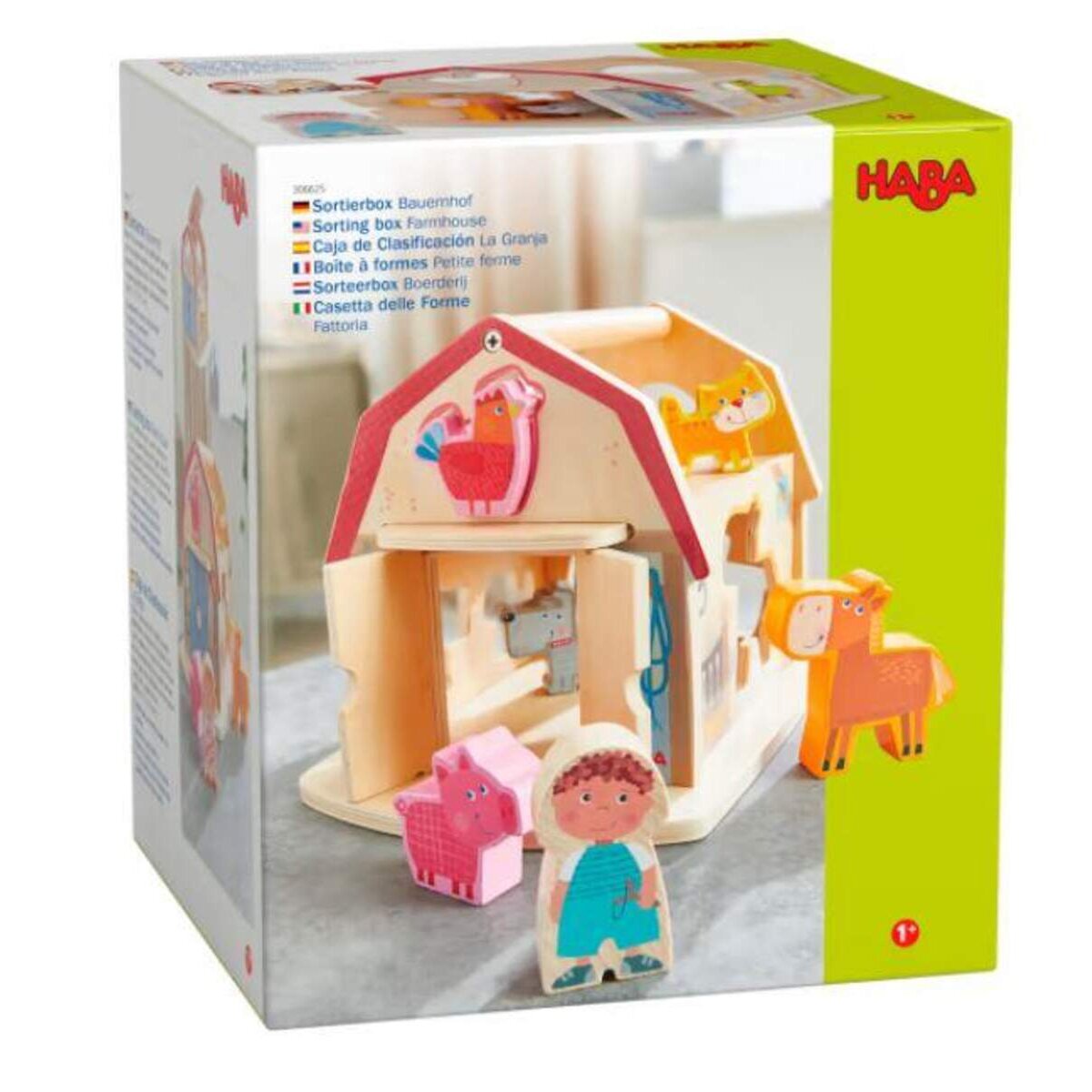 HABA 306625 Sortierbox Bauernhof