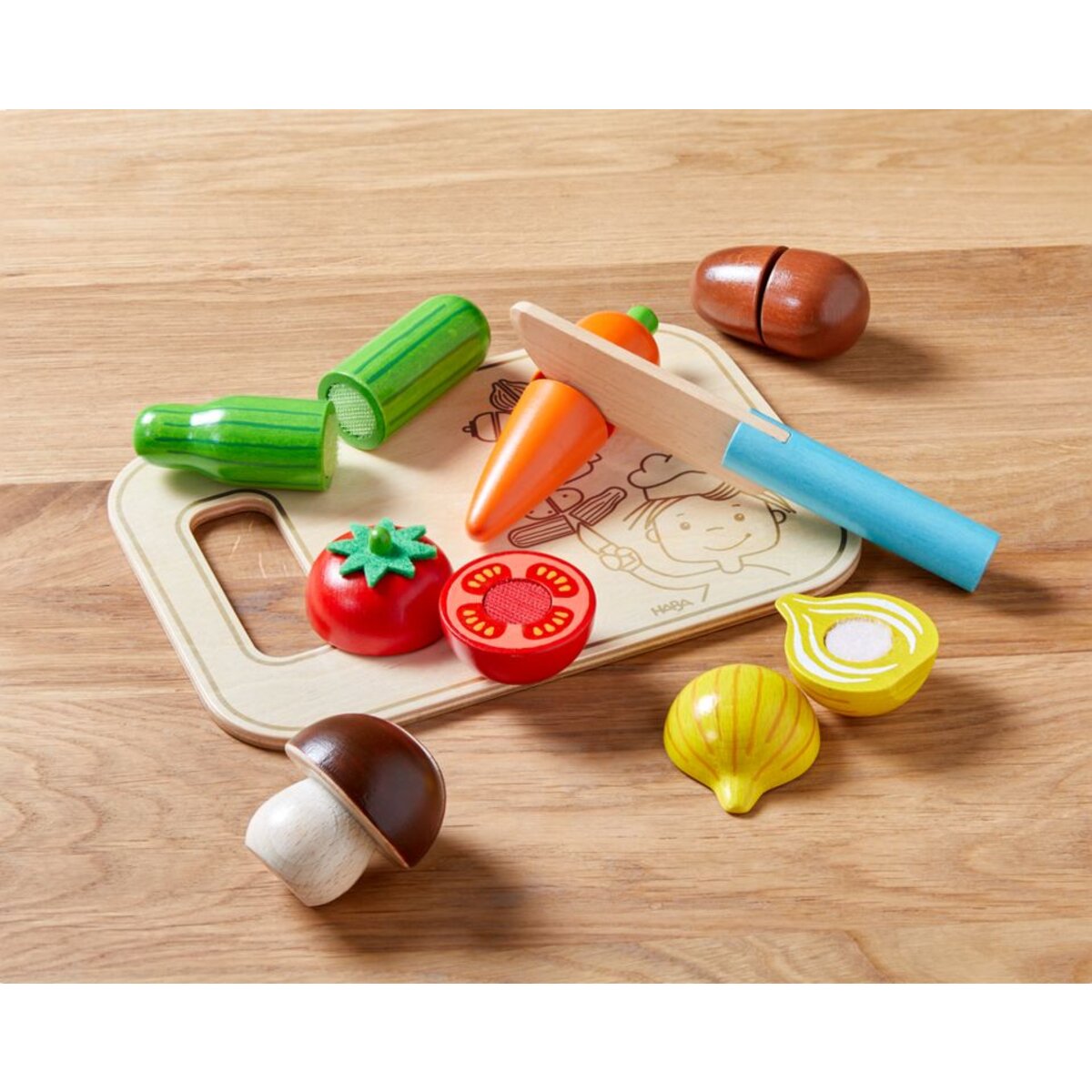HABA Creative Play - Pizza-Set mit Brettchen