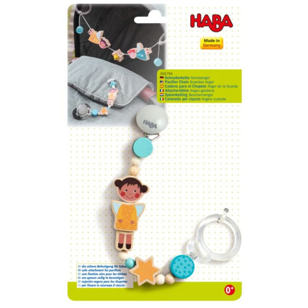 HABA Schnullerkette Schutzengel
